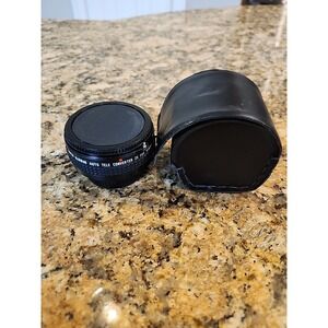 Super Albinar Auto Tele Converter 2X for Minolta MD with Case & Cap